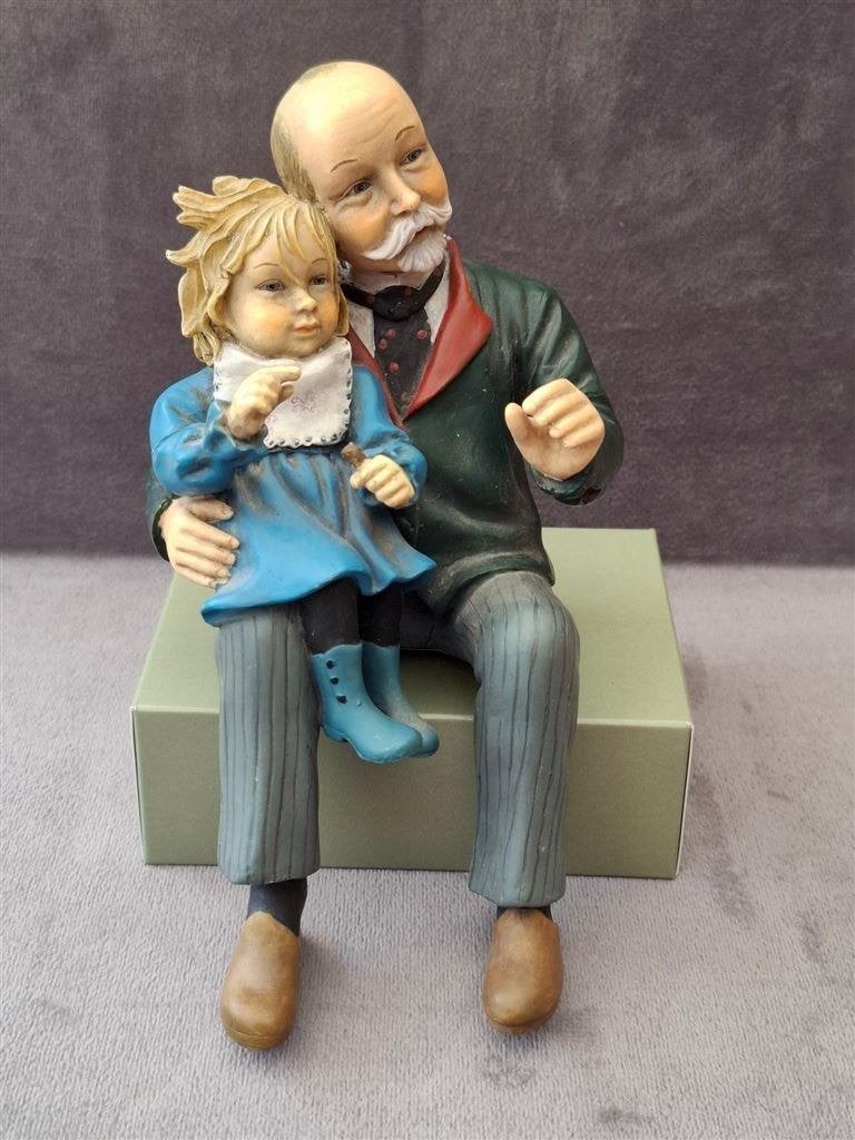 Candy Design Noorwegen, Opa met meisje op schoot, Ophalen of Verzenden, Gebruikt