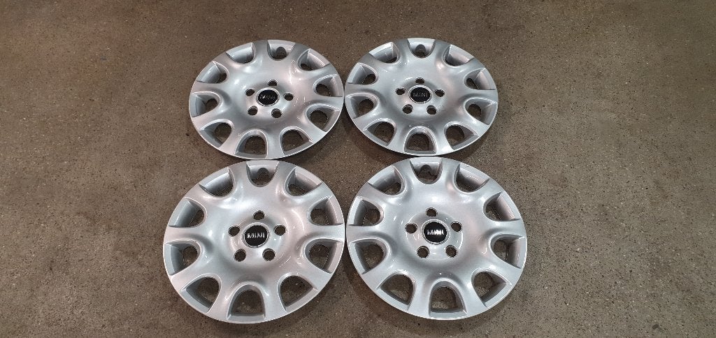 15 inch wieldoppen voor Mini Cooper / Cabrio / One, Auto diversen, Wieldoppen, Ophalen, Zo goed als nieuw