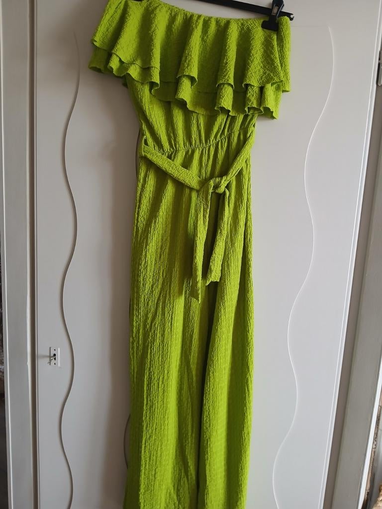 Ambika Appelgroene One Shoulder Jumpsuit - One Size, Kleding | Dames, Jumpsuits, Nieuw, Ambika, Groen, Ophalen