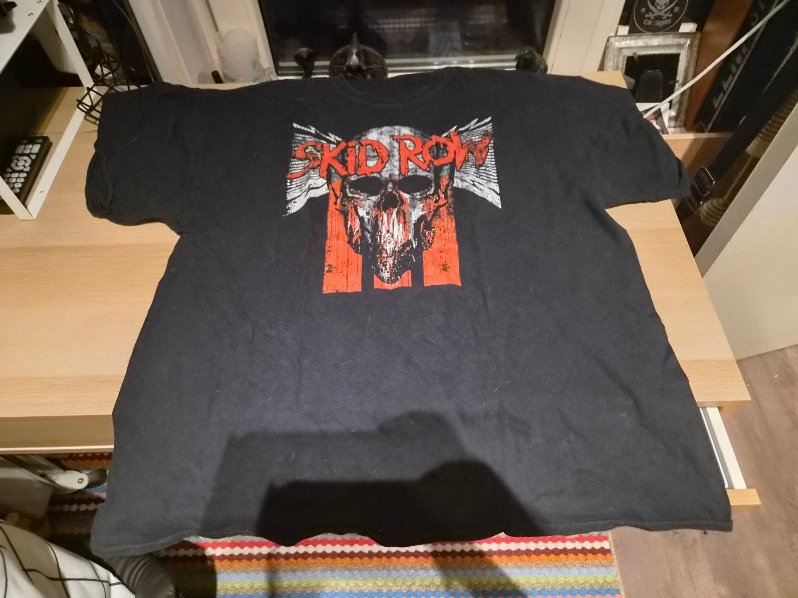 Skid Row shirt, Ophalen of Verzenden, Zo goed als nieuw, Overige maten, Zwart