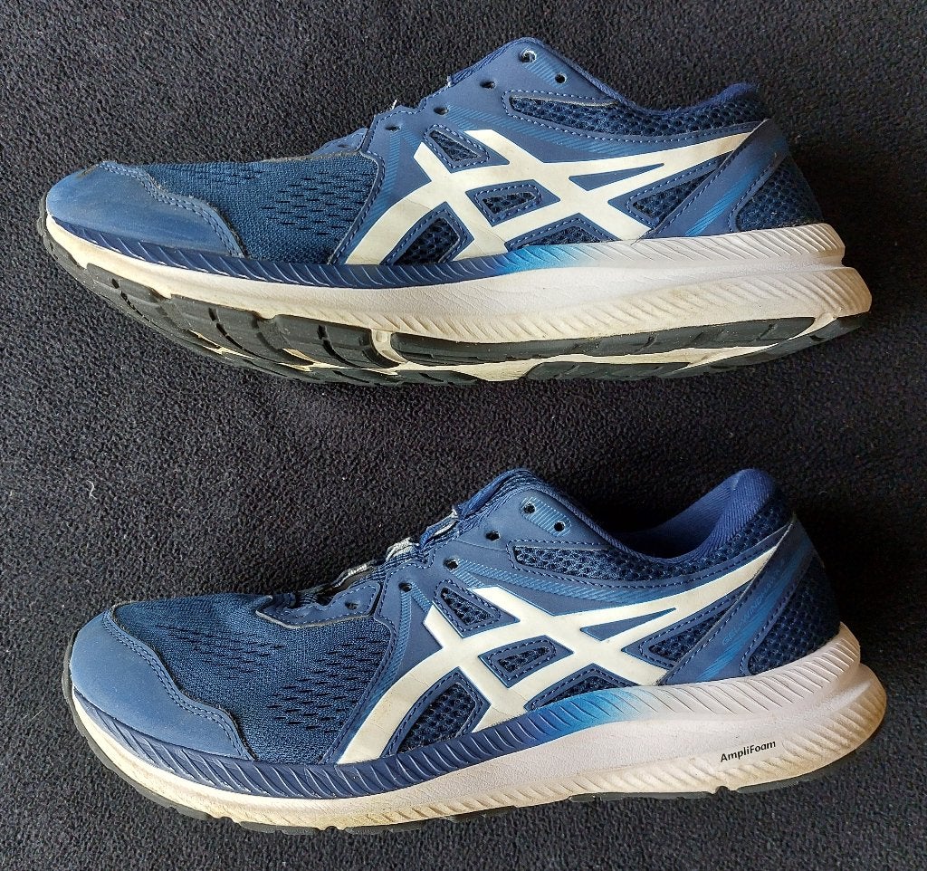 Asics Gel heren Windhawk 4 hardloopschoenen, maat 46, Hardloopschoenen, Ophalen of Verzenden, Zo goed als nieuw, Hardlopen