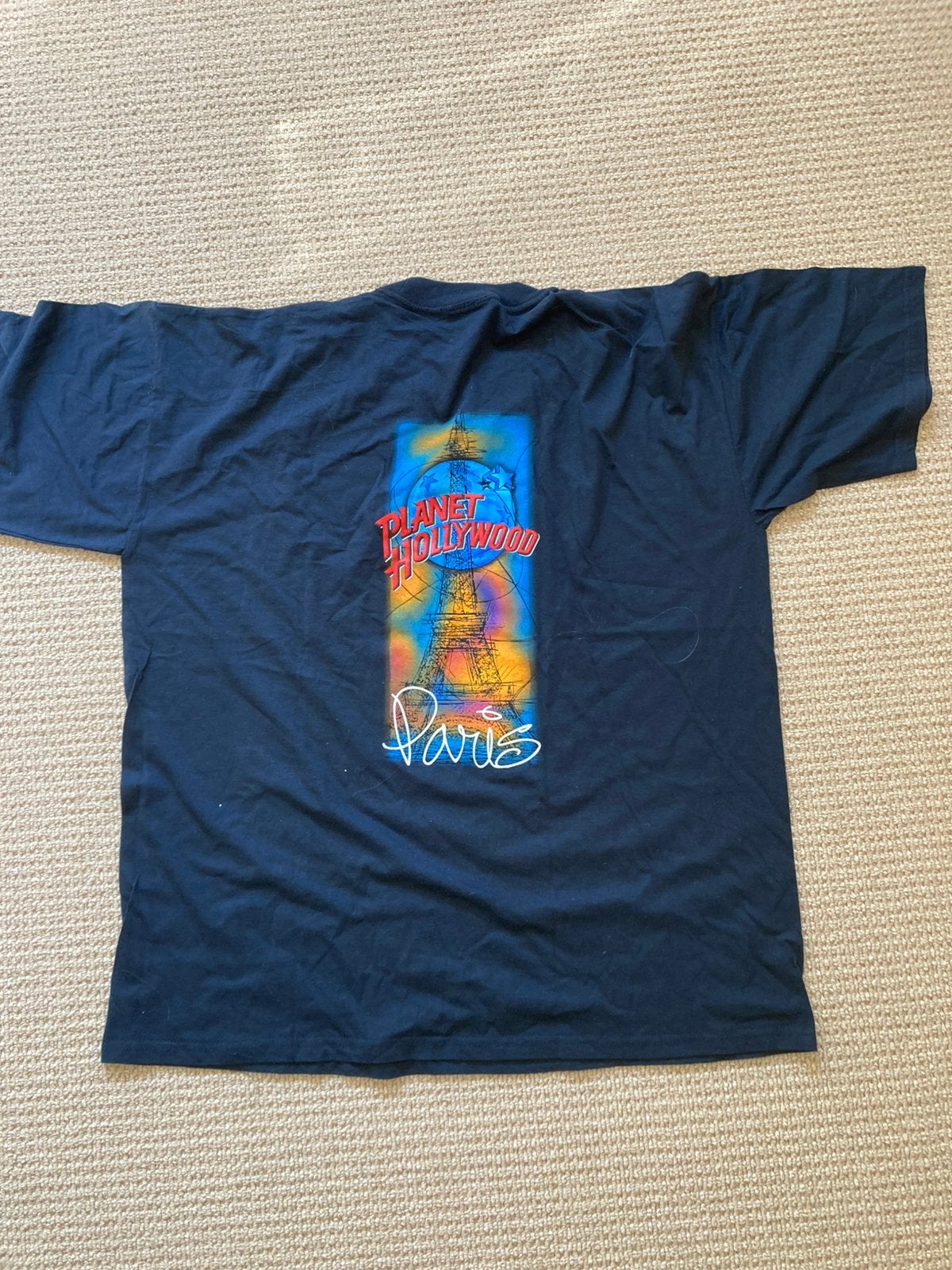 tshirt planet hollywood Paris maat xxl, Ophalen of Verzenden, Zo goed als nieuw, Overige maten