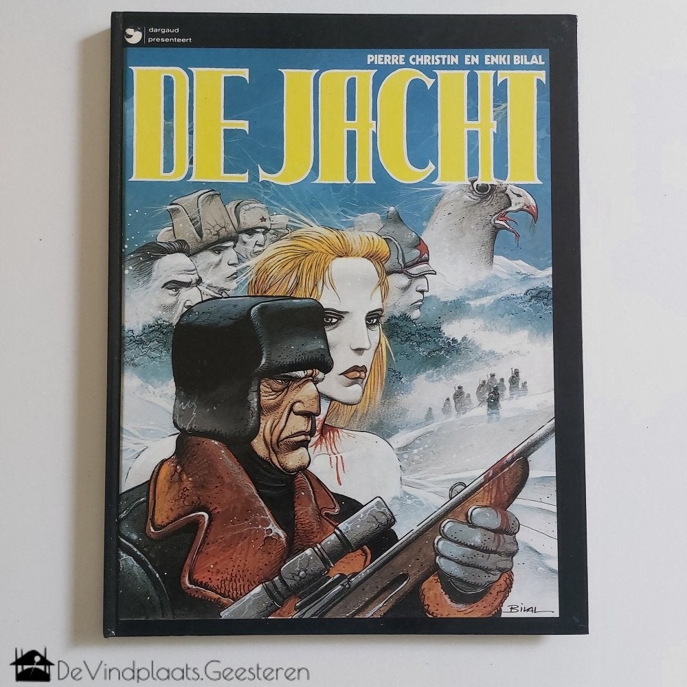 Enki Bilal – De Jacht – Hardcover - 1e druk, Boeken, Stripboeken, Enki Bilal, Eén stripboek, Ophalen of Verzenden, Zo goed als nieuw