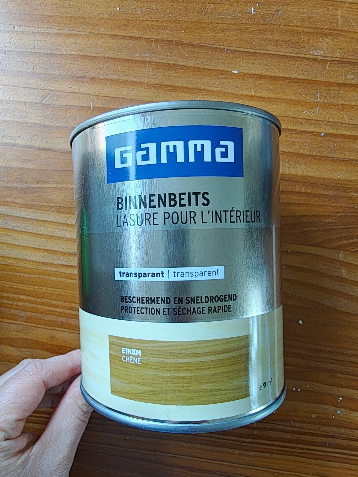Gamma binnenbeits transparant eiken nieuw, Bruin, Nieuw, Beits, Ophalen of Verzenden