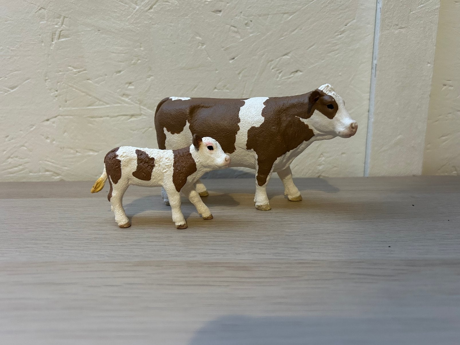 Schleich koeien, Ophalen of Verzenden, Zo goed als nieuw, Boerderijdier, Beeldje of Figuurtje