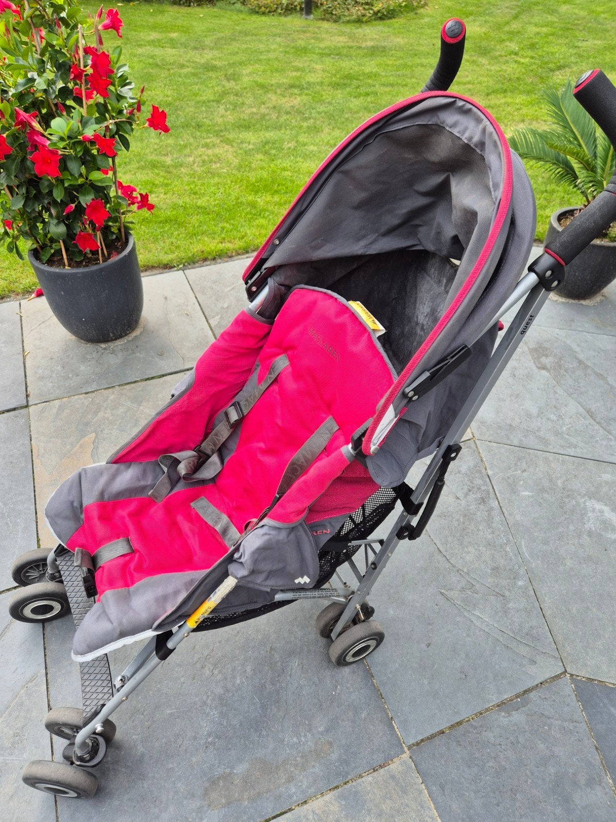 Maclaren Quest buggy - grijs/rood, Ophalen, Gebruikt, Overige merken