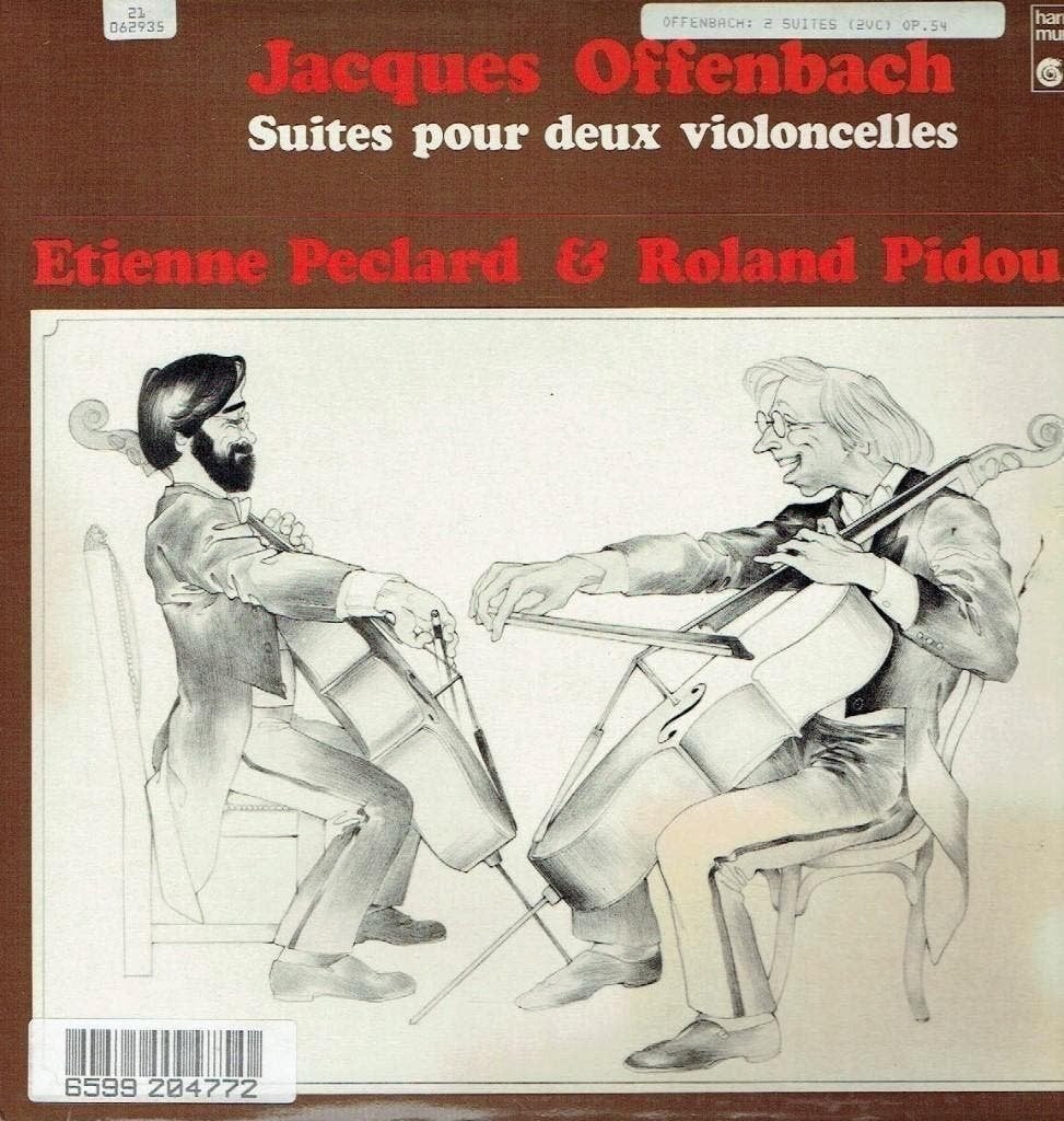 Etienne Peclard  Roland Pidoux Offenbach Suites Violoncelles, Kamermuziek, Verzenden, Zo goed als nieuw, 12 inch