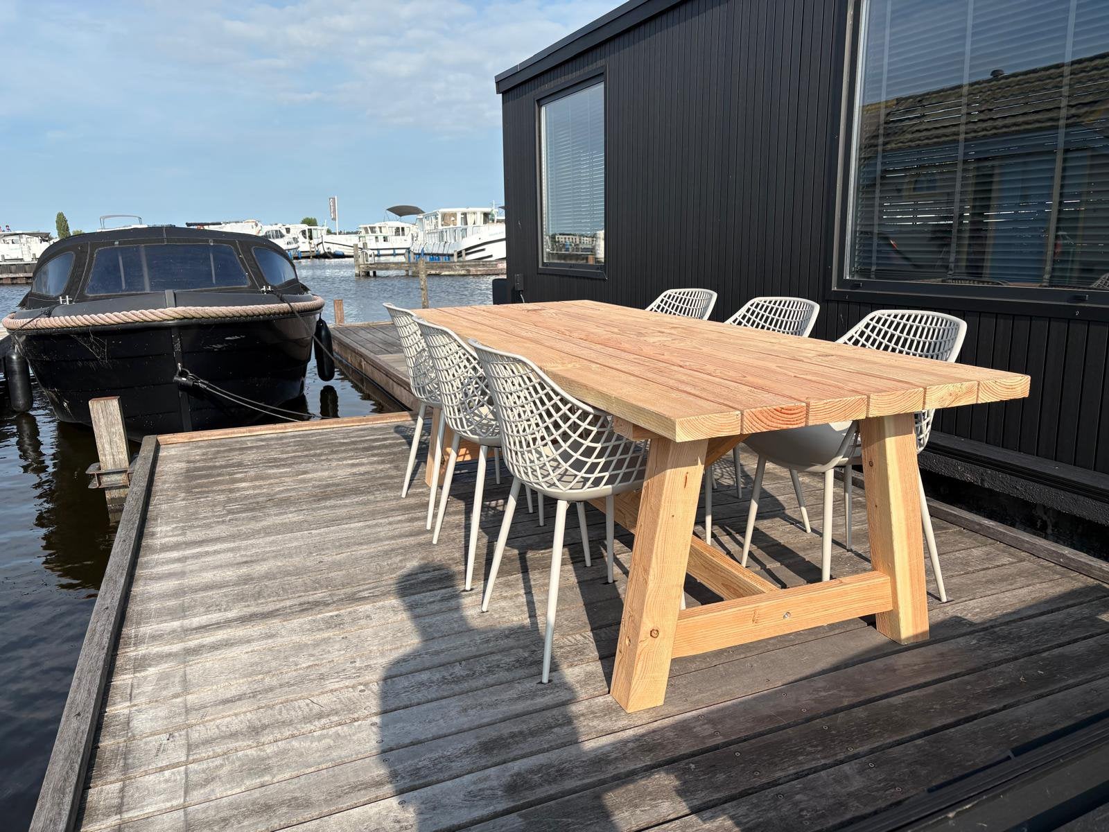 Robuuste Douglas Tuintafels op maat | Handgemaakt & Duurzaam, Tuin en Terras, Tuintafels, Ophalen, Nieuw, Vierkant, Hout