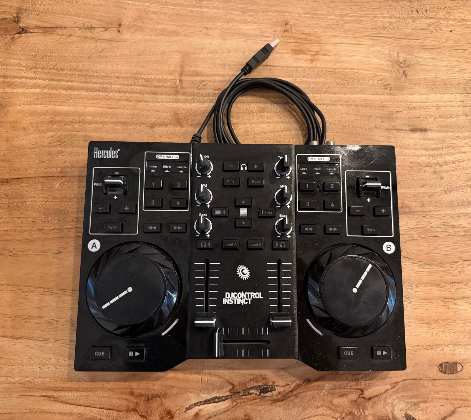Hercules DJControl Instinct DJ-controller (Draaitafel), Ophalen of Verzenden, Gebruikt, Draaitafel, Overige merken