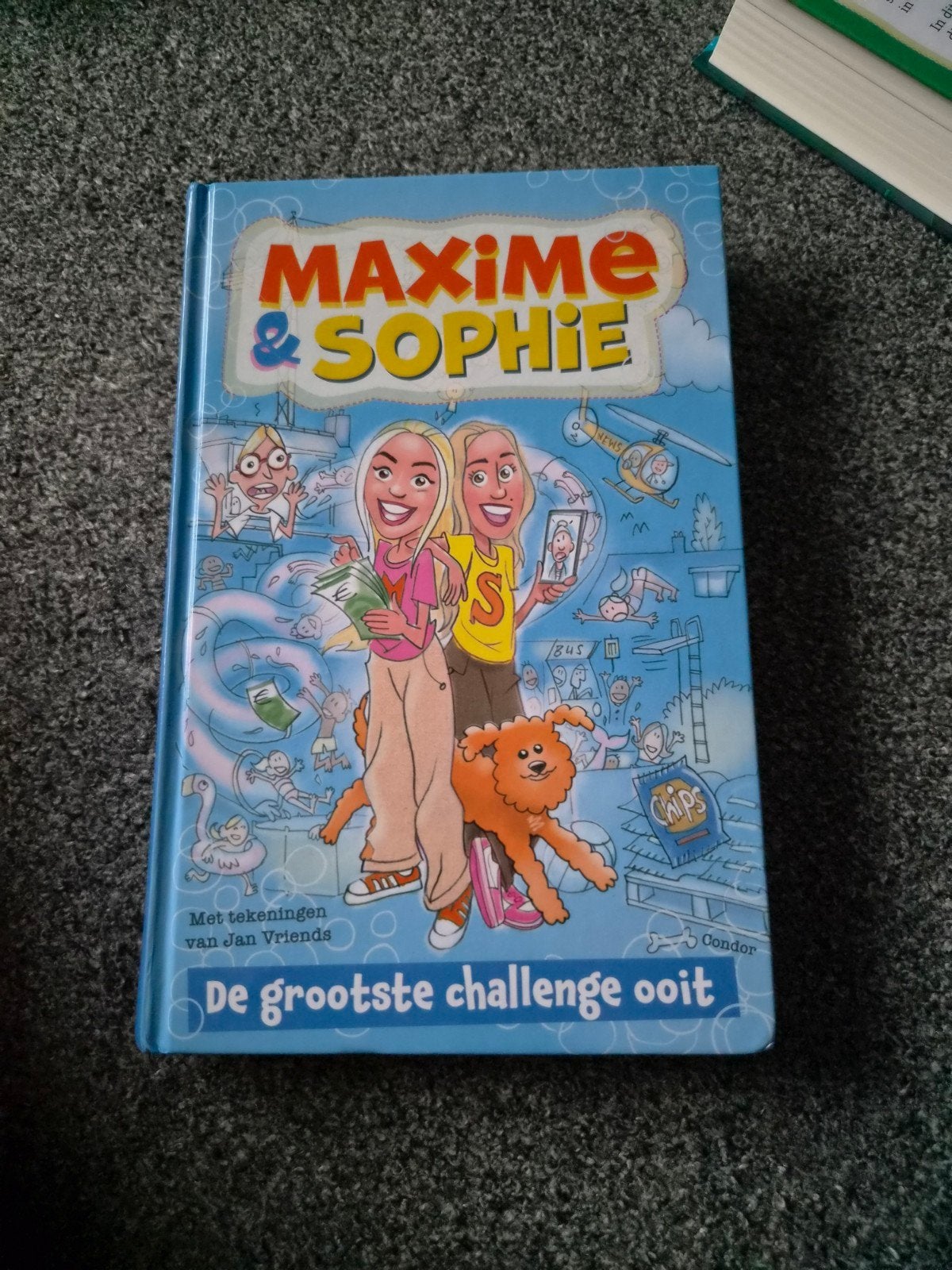 Maxime & Sophie - De grootste challenge ooit, Ophalen of Verzenden, Zo goed als nieuw, Maxime & Sophie