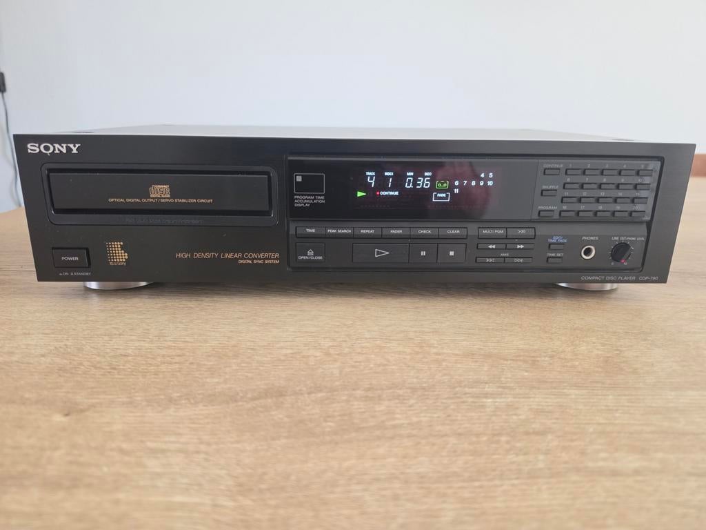 Sony CDP-790 CD-speler met optische uitgang, Audio, Tv en Foto, Cd-spelers, Ophalen of Verzenden, Gebruikt, Sony