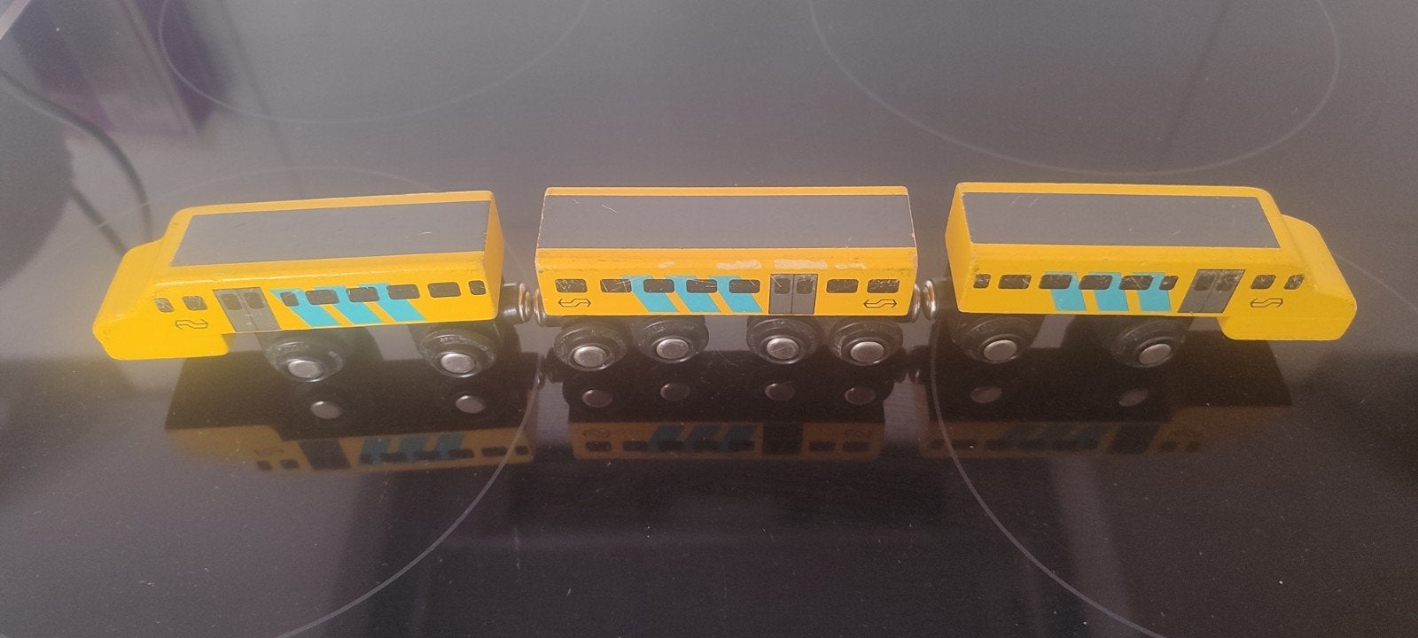 Brio trein NS hondenkop - 3-delig, Ophalen of Verzenden, Gebruikt