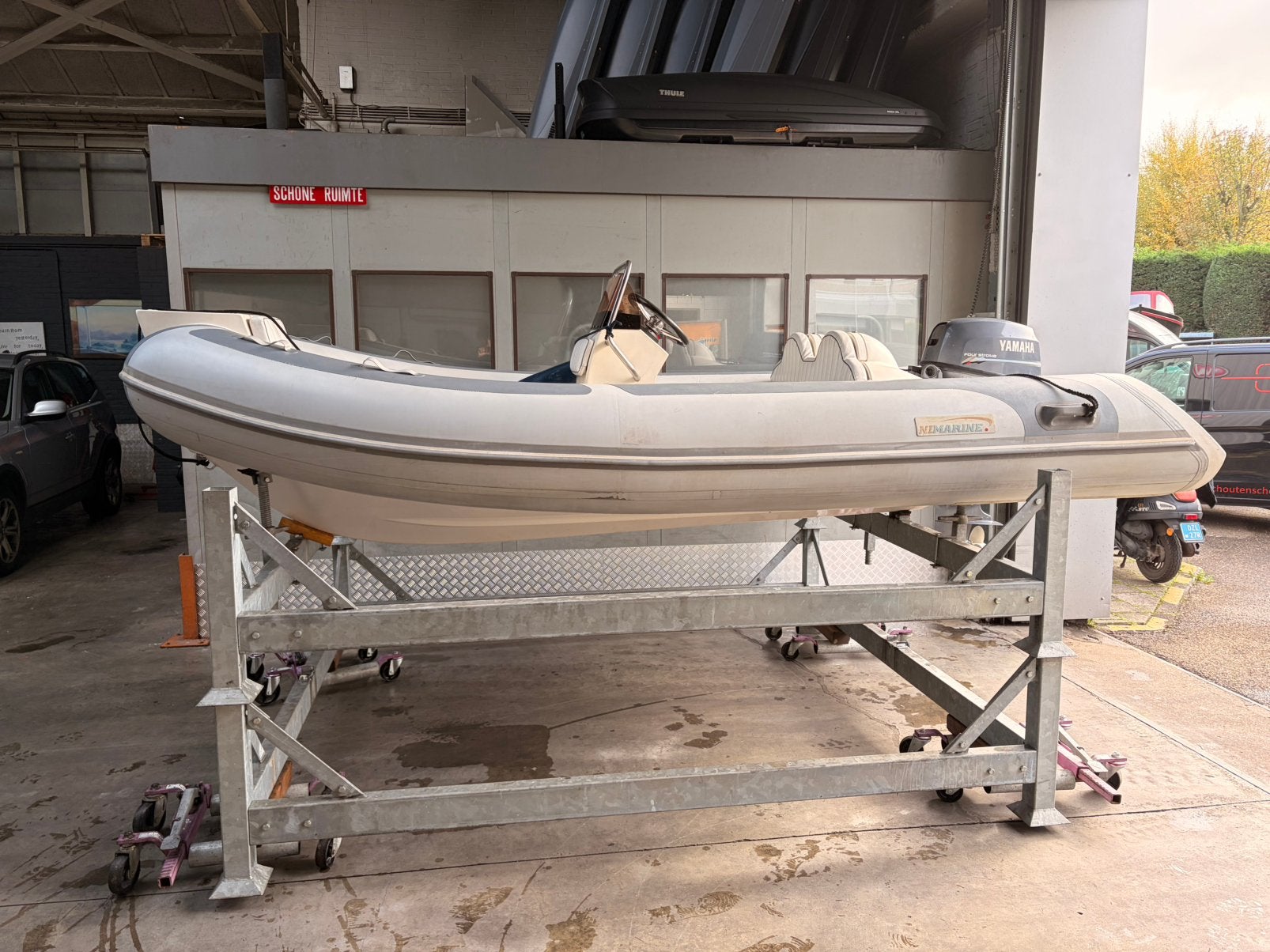 Nimarine RIB 490, Watersport en Boten, Gebruikt, Anker, 15 pk, 5 m