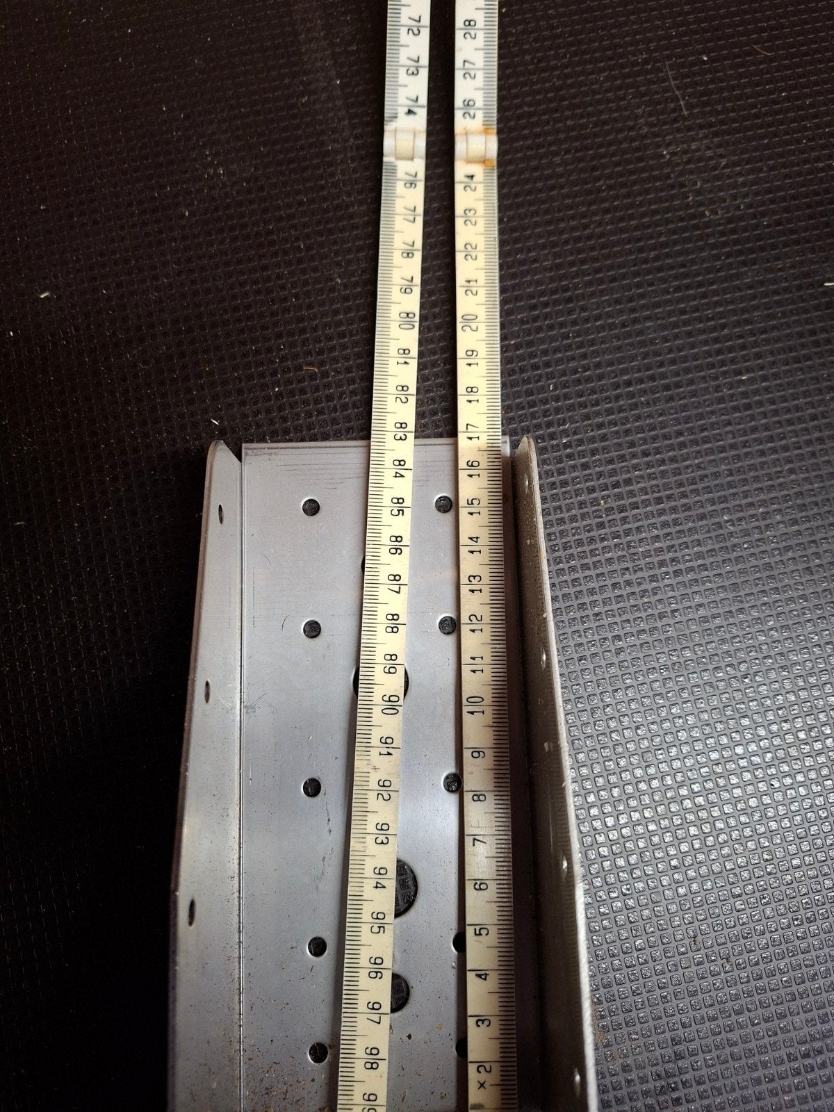 RVS Balkdragers 70x170 mm 60 stuks!!!, 100 tot 250 mm, Gebruikt, Overige typen, Ophalen of Verzenden
