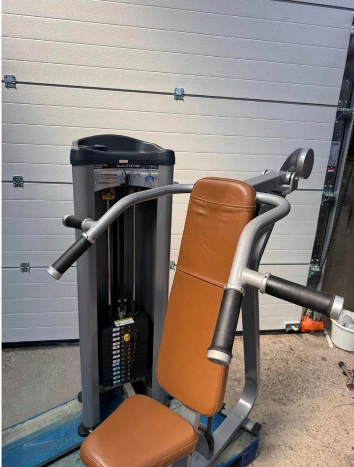 Nautilus Shoulderpress / Shoulder press / Steel series, Ophalen, Benen, Gebruikt, -