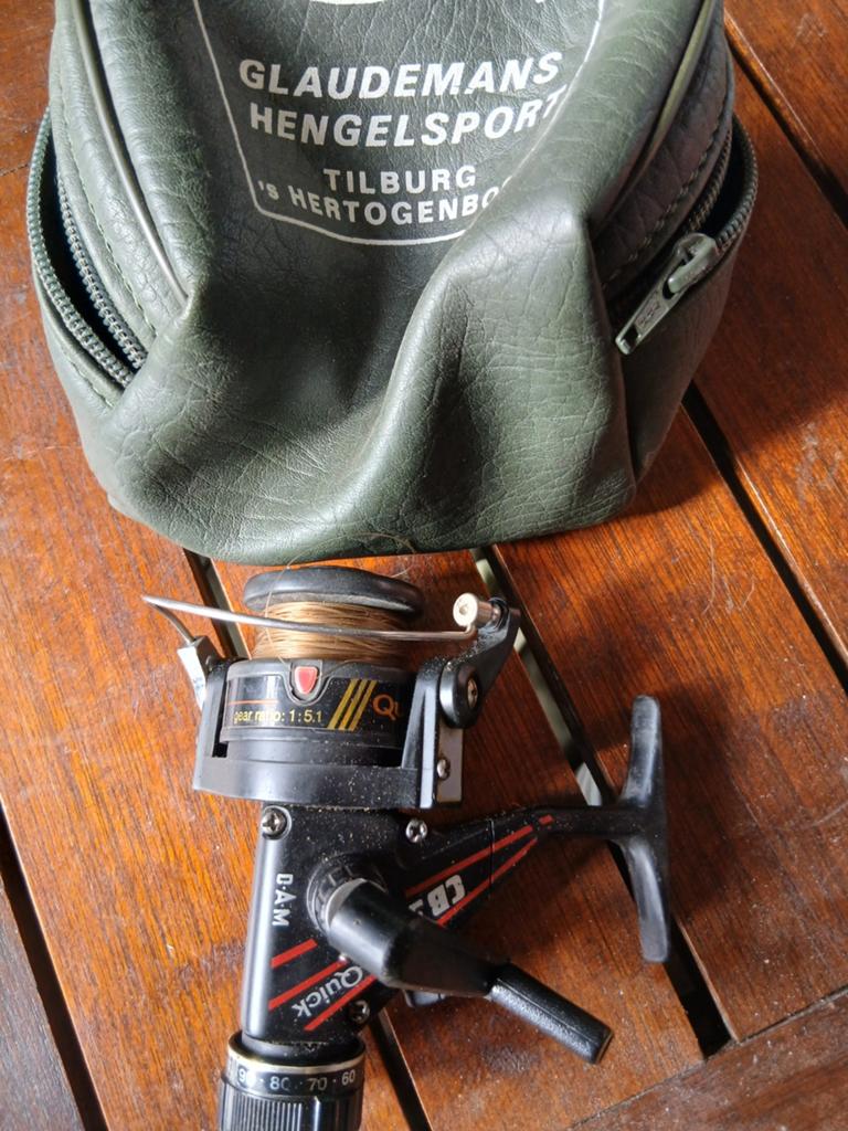 DAM Quick CB3 Molen met tasje - Glaudemans Hengelsport, Watersport en Boten, Ophalen of Verzenden, Gebruikt, Molen