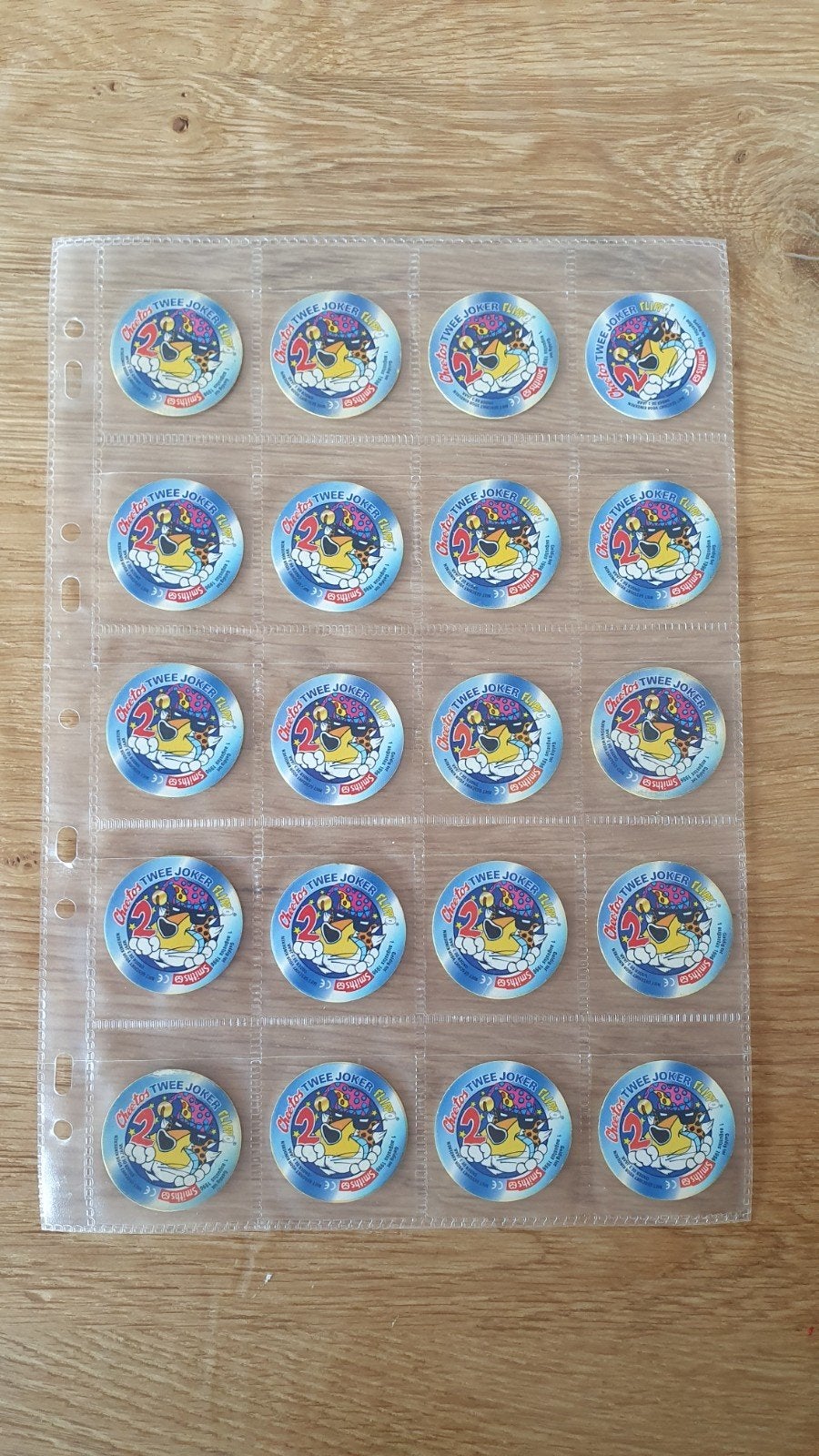 20x Joker Flippo 2 punten met groene poot Chester Cheetos Sm, Verzamelen, Flippo's, Verzenden, Looney Tunes, Losse flippo's