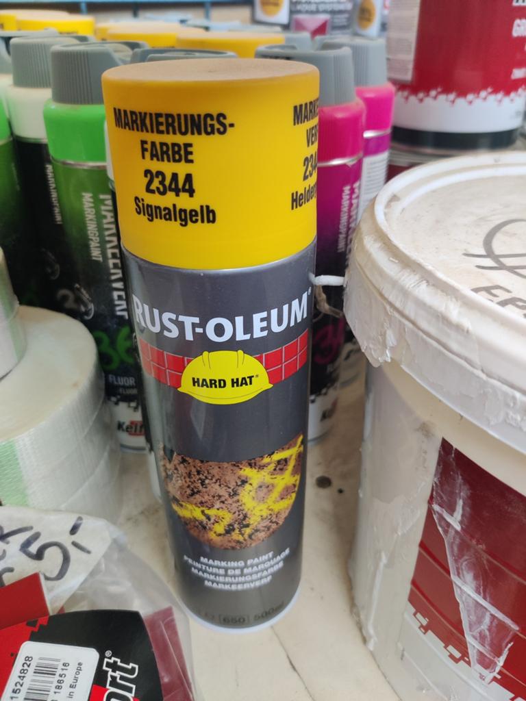 Markeerverf spray, Ophalen, Nieuw