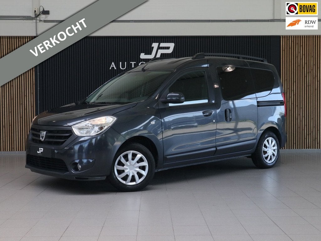 Dacia DOKKER 1.6 SCe PDC|AIRCO|ELEKTRISCHE RAMEN|GROOT ONDER, Auto's, Dacia, Voorwielaandrijving, Stof, Gebruikt, 4 cilinders