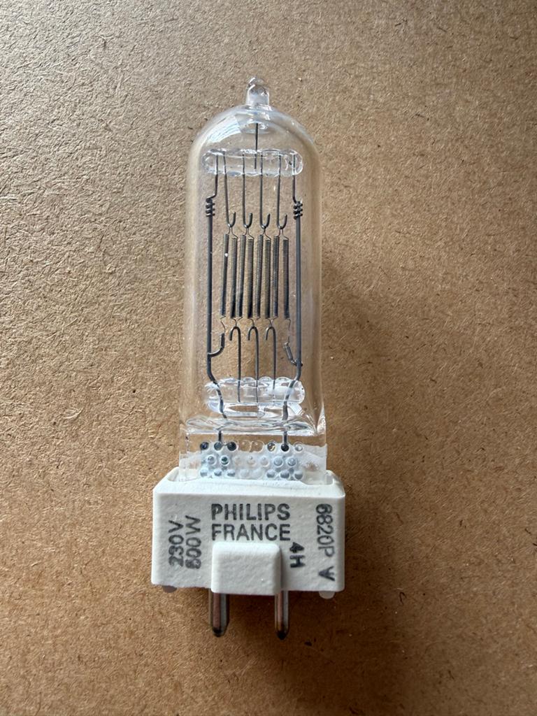 4x Philips 600W/230V halogeenlamp GY9.5 fitting, Ophalen of Verzenden, Nieuw
