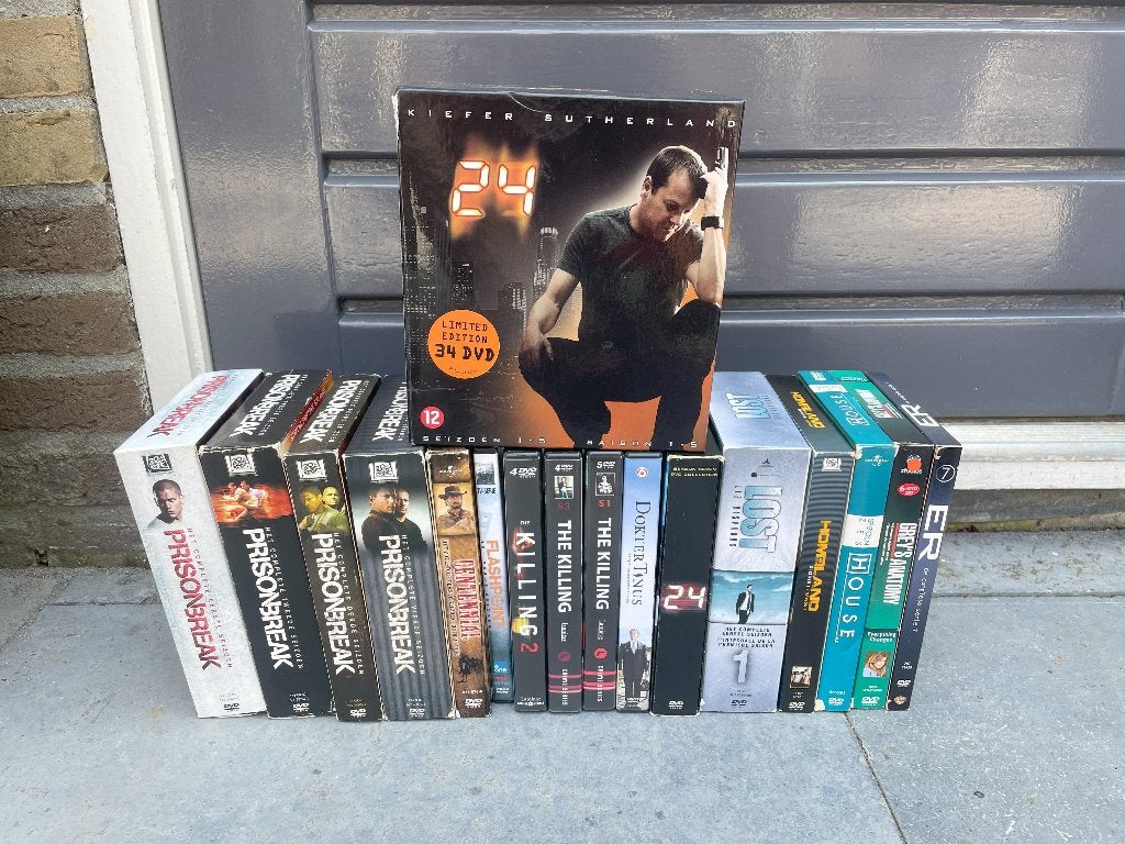 Groot aantal seizoenen van diverse series, Cd's en Dvd's, Vanaf 16 jaar, Nederlands, Ophalen of Verzenden, Zo goed als nieuw