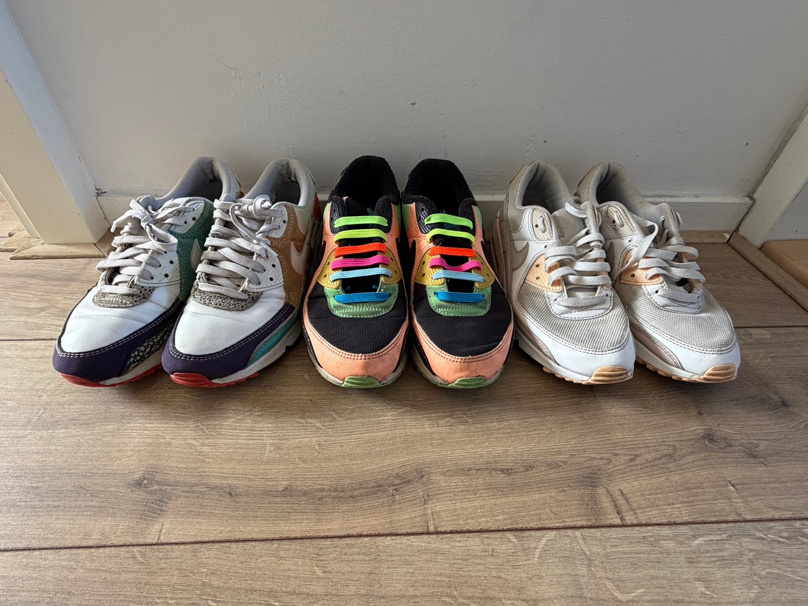 3x Nike Air Max maat 42, Kleding | Dames, Schoenen, Ophalen of Verzenden, Zo goed als nieuw, Overige kleuren, Sneakers of Gympen