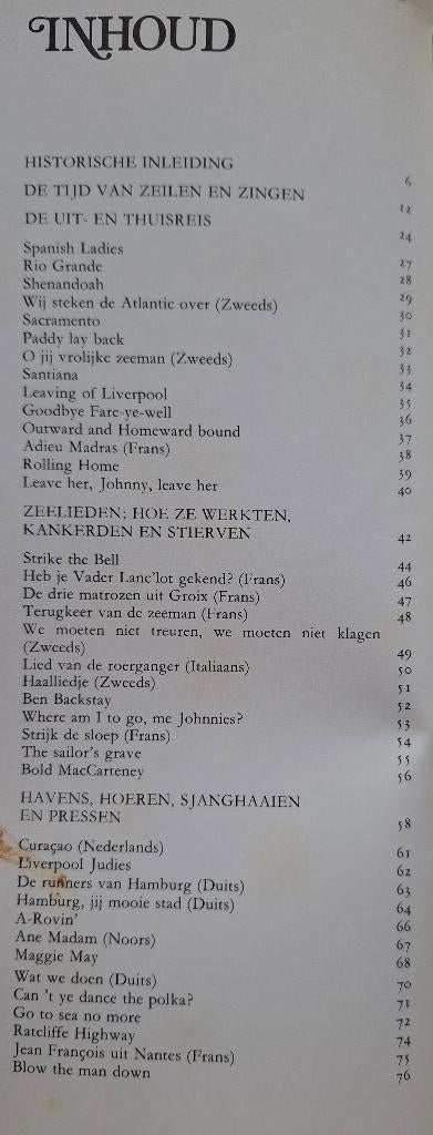 bladmuziek ZEEMANSLIEDEREN  Stan Hugill, Ophalen of Verzenden, Les of Cursus