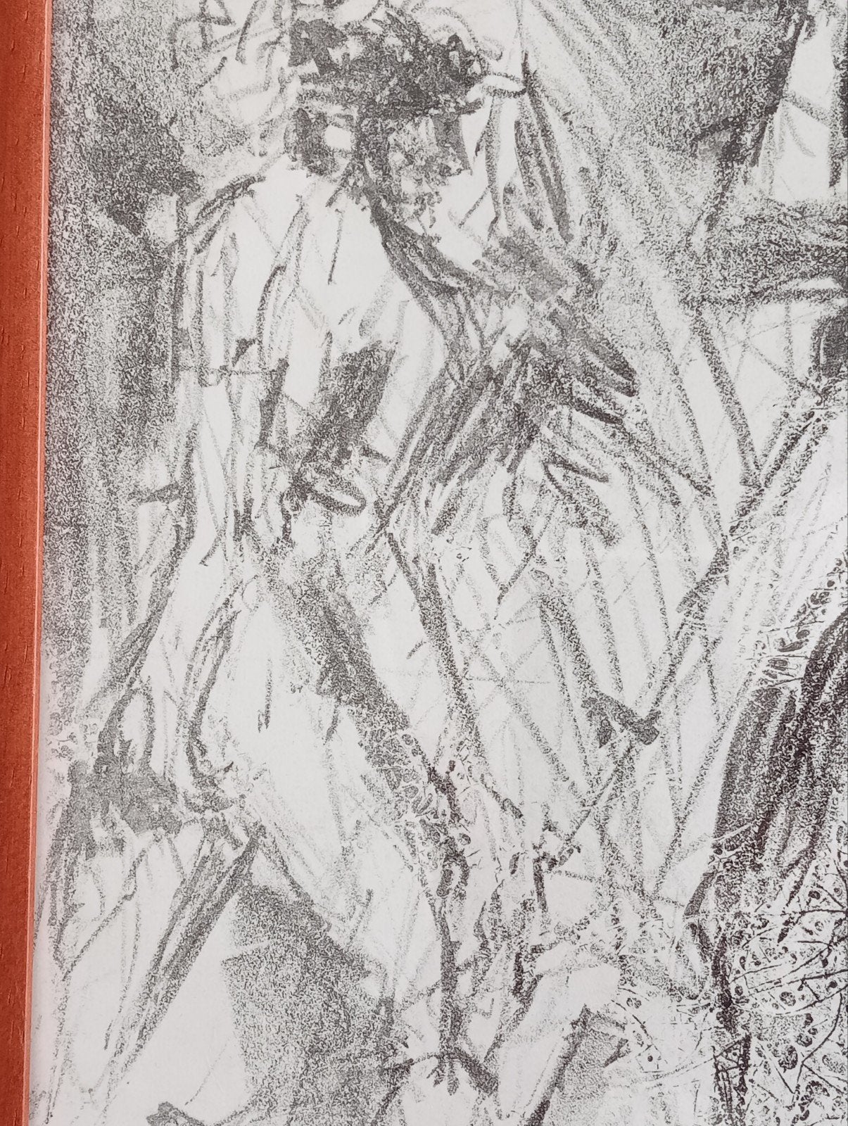 Litho met drie figuren 1990, Antiek en Kunst, Kunst | Litho's en Zeefdrukken, Ophalen of Verzenden