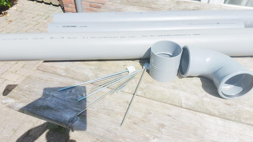 pvc buis 125 mm, Ophalen, Pvc, 2 tot 4 meter, Nieuw