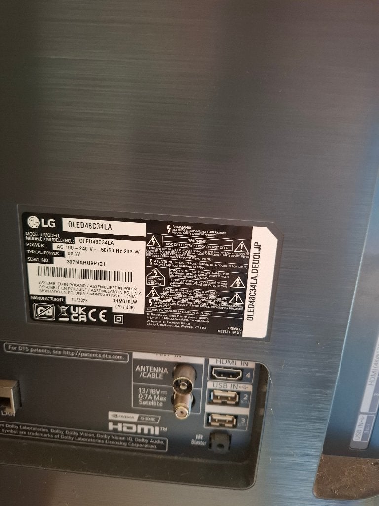 lg oled tv, Ophalen, Zo goed als nieuw, 40 tot 60 cm, 4k (UHD)