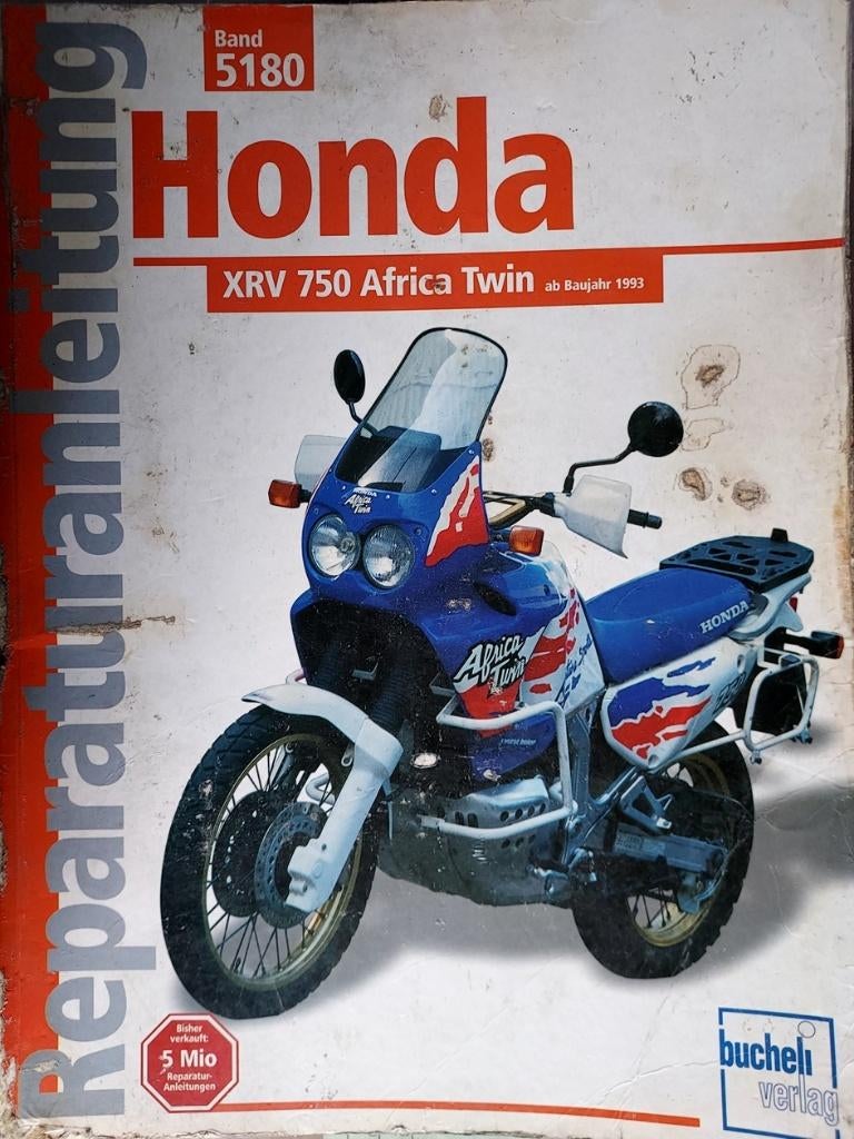 Honda XRV 750 Africa Twin sleutelboek RD07 en RD07A, Motoren, Handleidingen en Instructieboekjes, Honda, Verzenden