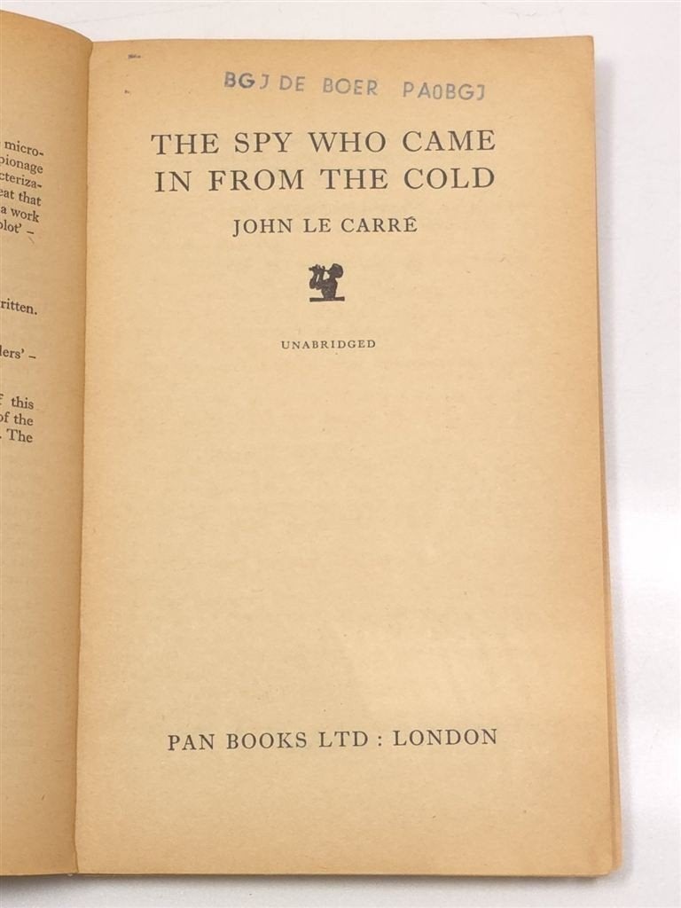 The Spy Who Came in from the Cold — Le Carré Vintage 1964, Ophalen of Verzenden, Gelezen