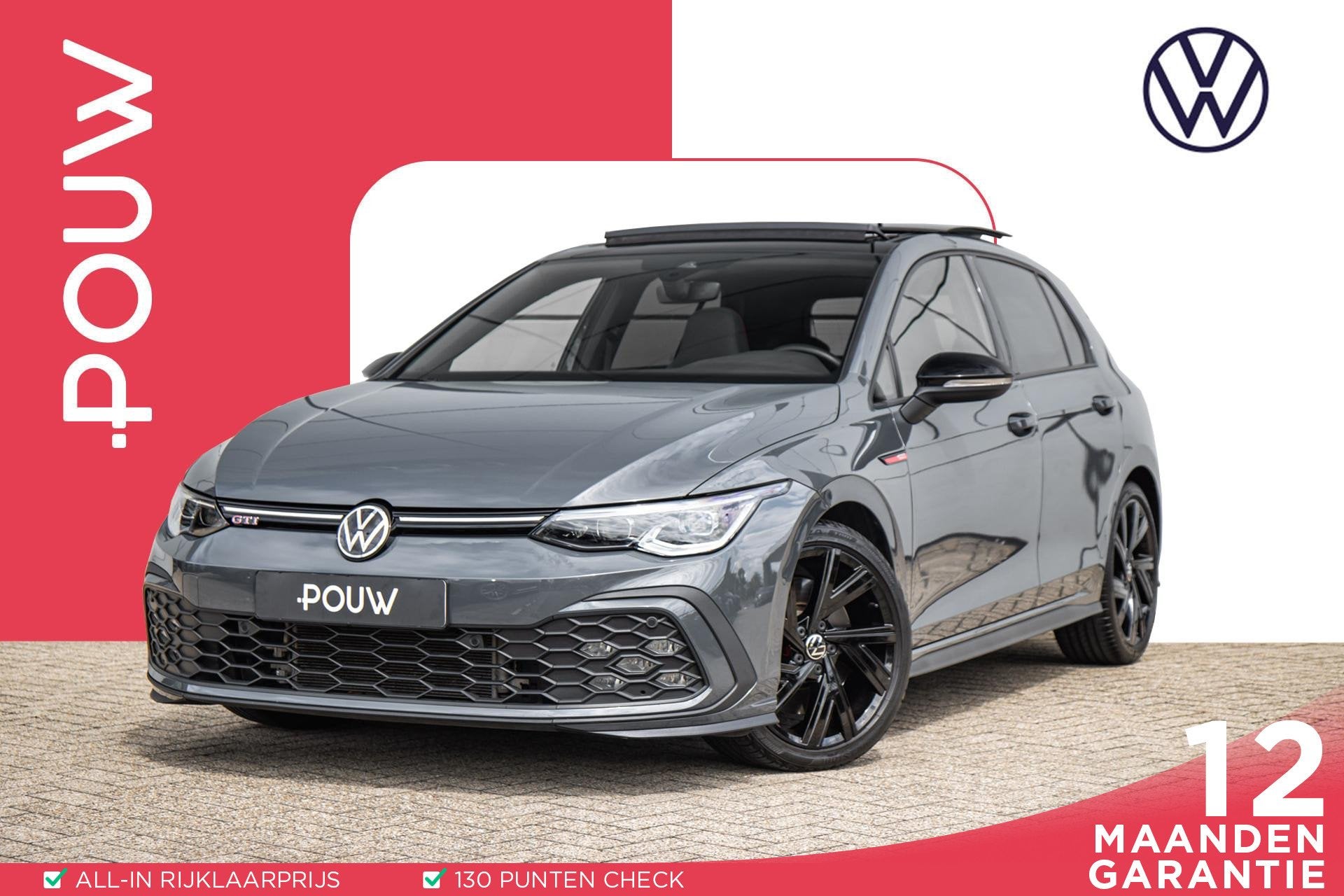 Volkswagen Golf GTI 2.0 TSI 245pk DSG | Panoramadak | Adapti, 12 maanden, Stof, Gebruikt, 4 cilinders