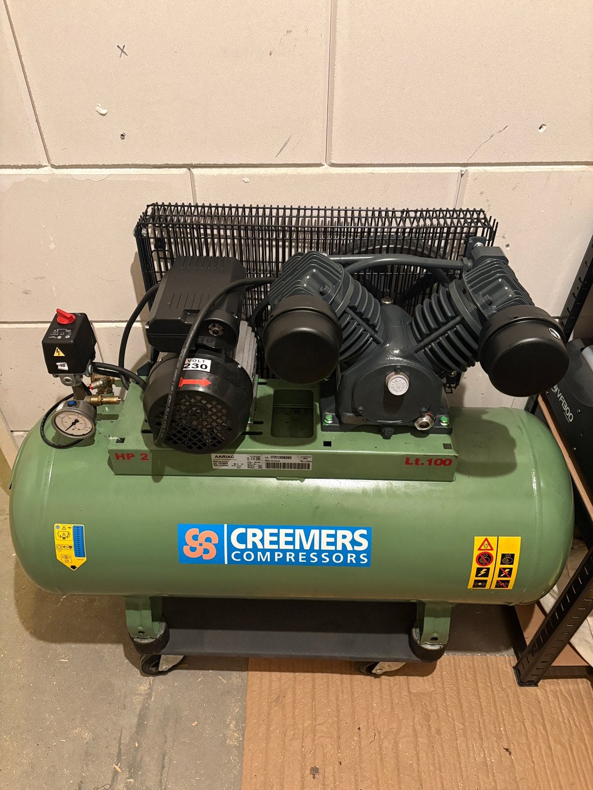 Creemers CSG 310/100L, 100 liter of meer, Ophalen, Zo goed als nieuw, 10 bar of meer