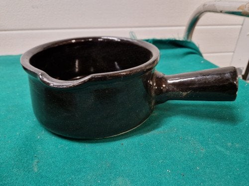 Sauspan vintage met steel, Ophalen of Verzenden, 'T Olde Gre-j, Info@toldegrej.nl, Endepoelstraat 20f Didam