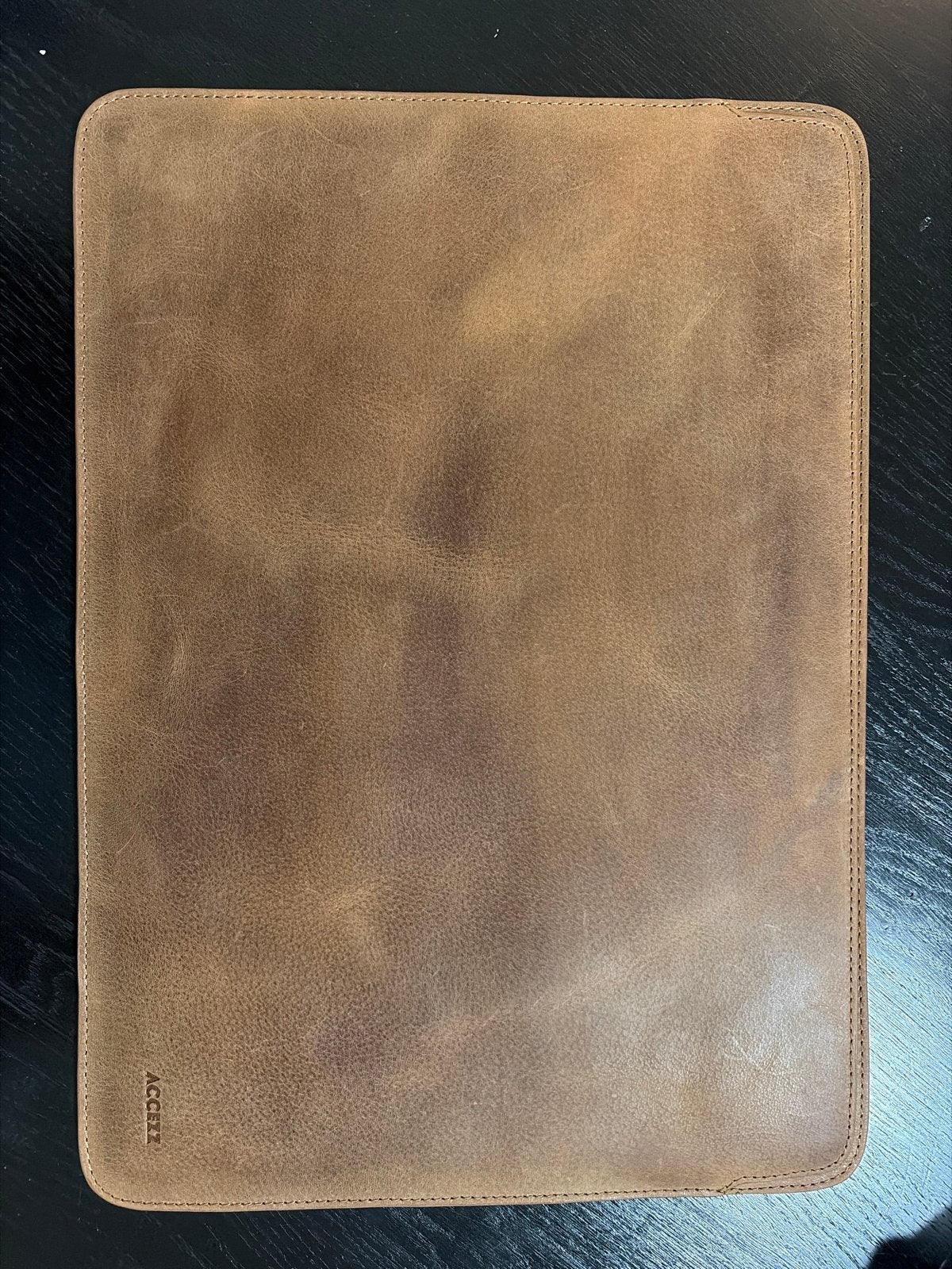 Acccez Leren Laptophoes 16 inch - cognac, Ophalen of Verzenden, 16 inch, Nieuw