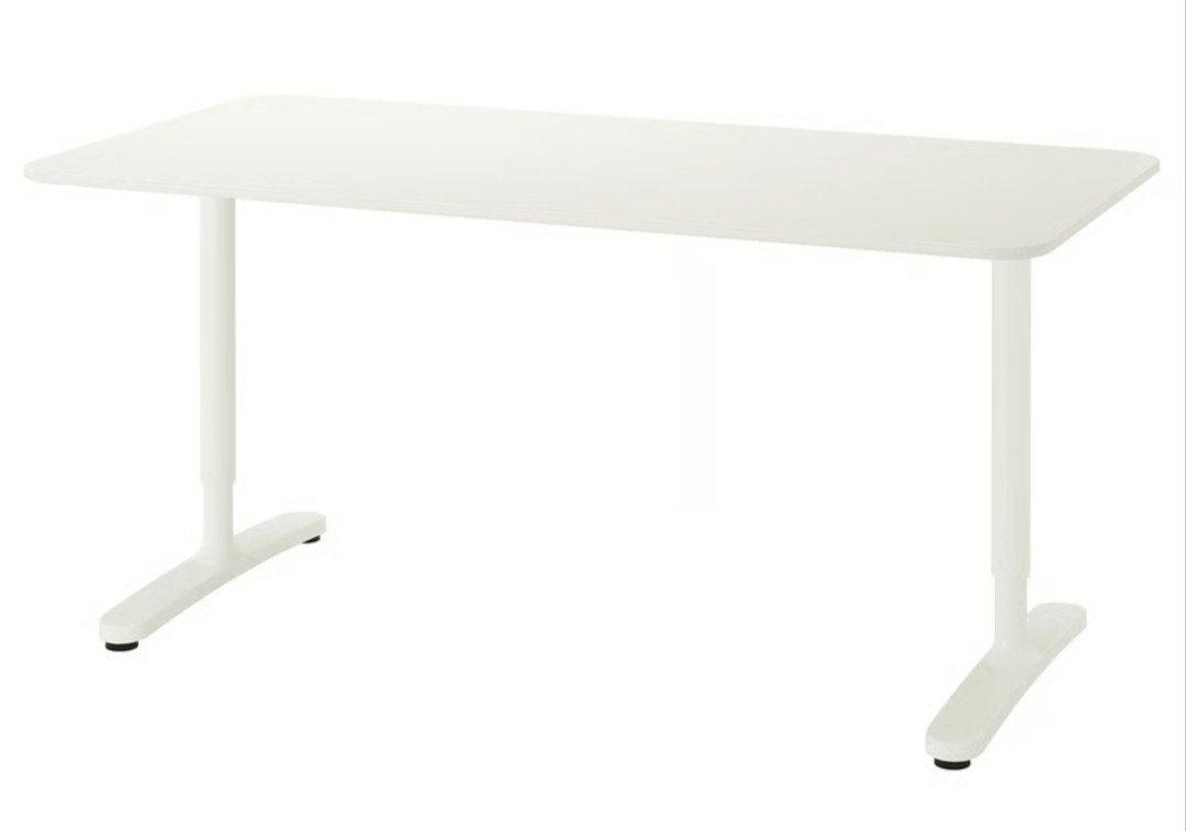 Nieuw Ikea Bekant wit bureau 160x80 cm, Huis en Inrichting, Ophalen, 160 cm, Nieuw, Wit