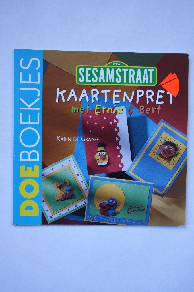 Sesamstraat kaartenpret mer Ernie en Bert, Boeken, Ophalen of Verzenden, Nieuw, Overige onderwerpen, Karin de graaff