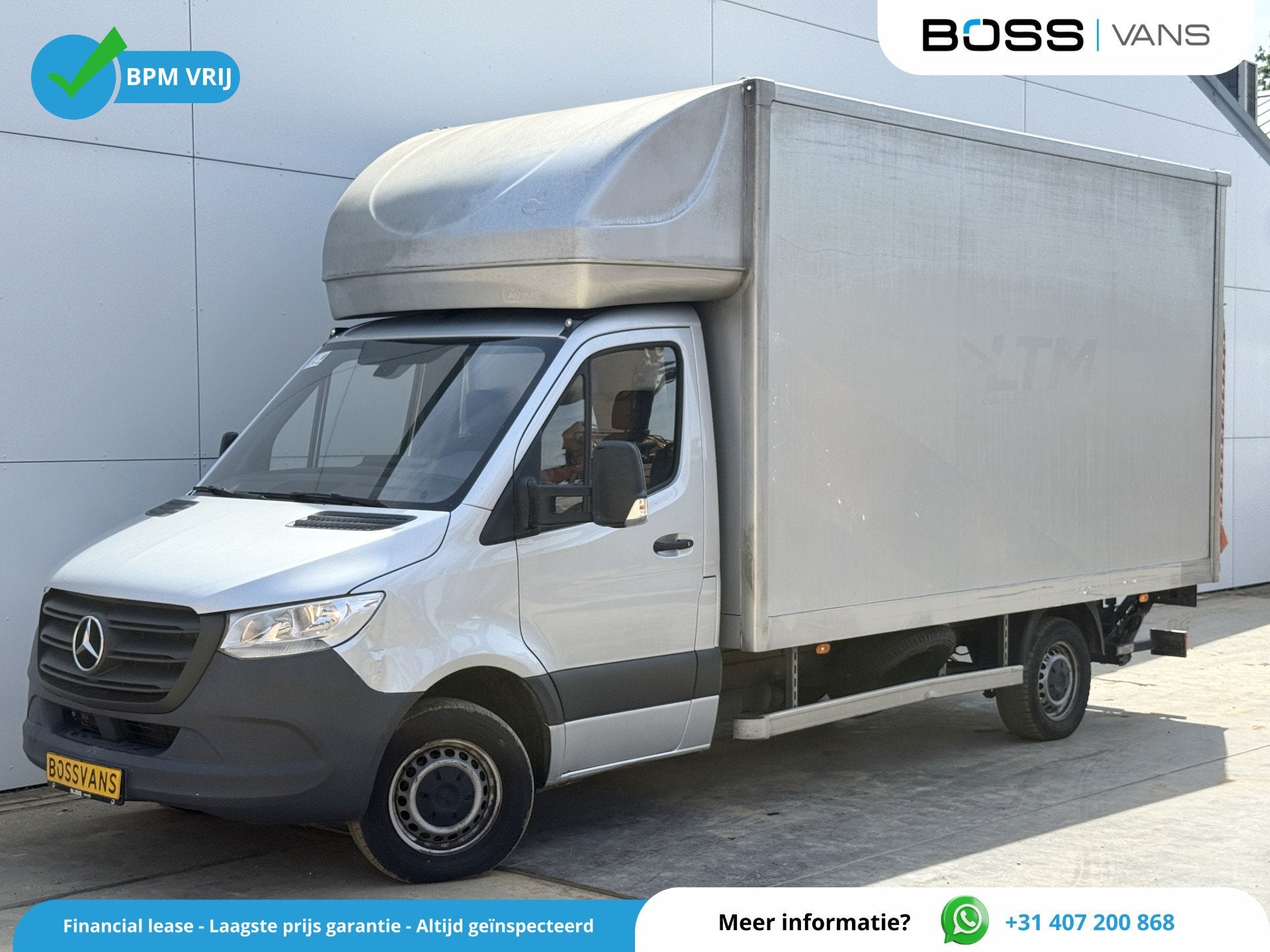 Mercedes-Benz Sprinter 317 1.9 CDI Automaat Bakwagen Laadkle, Auto's, Automaat, Gebruikt, Zwart, 4 cilinders