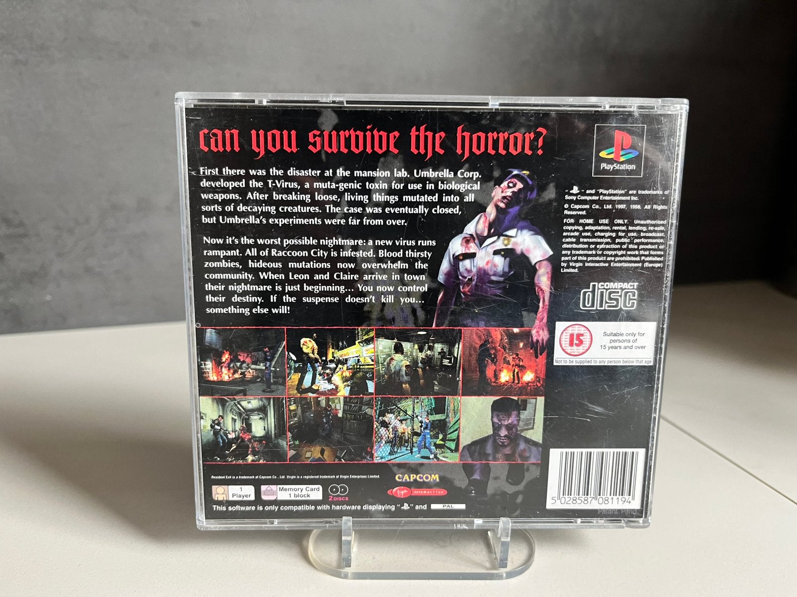 Resident Evil 2 (PS1) - Zeer goede staat, compleet met boekj, Spelcomputers en Games, Games | Sony PlayStation 1, Avontuur en Actie