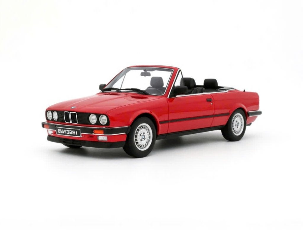 BMW 325I Cabrio 1986 Rood schaal 1/18 OTTO MOBILE OT1194, Verzenden, Nieuw, OttOMobile