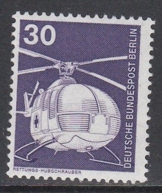 Berlijn 1975 497 Helikopter, Postfris, Ophalen of Verzenden, Overige periodes, Postfris