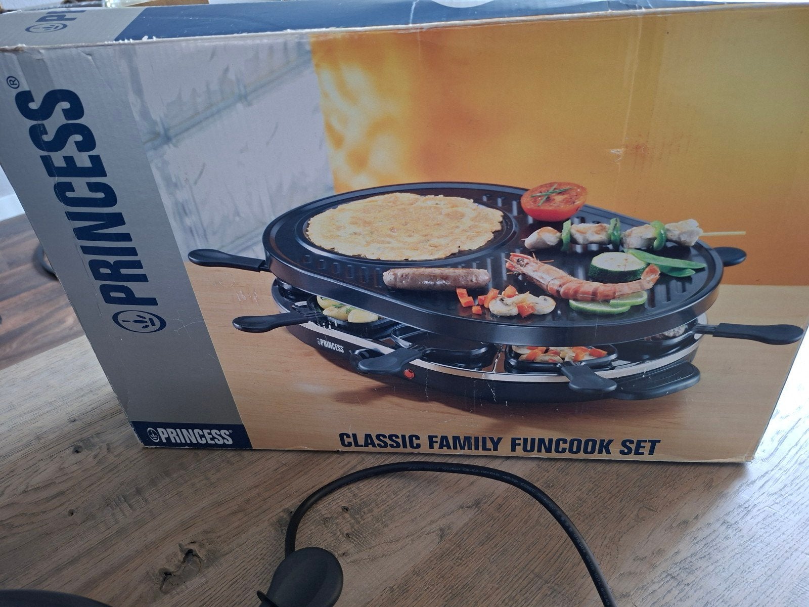 8 persoons gourmetstel, Ophalen