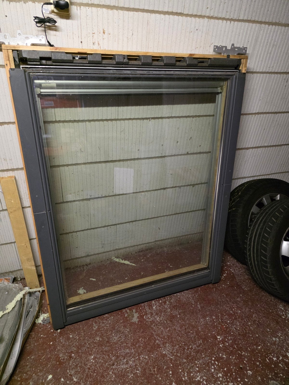 Velux GGL SK08 Dakraam blank gelakt met gootstukken, Ophalen, Dubbelglas, 80 tot 120 cm, 120 tot 160 cm