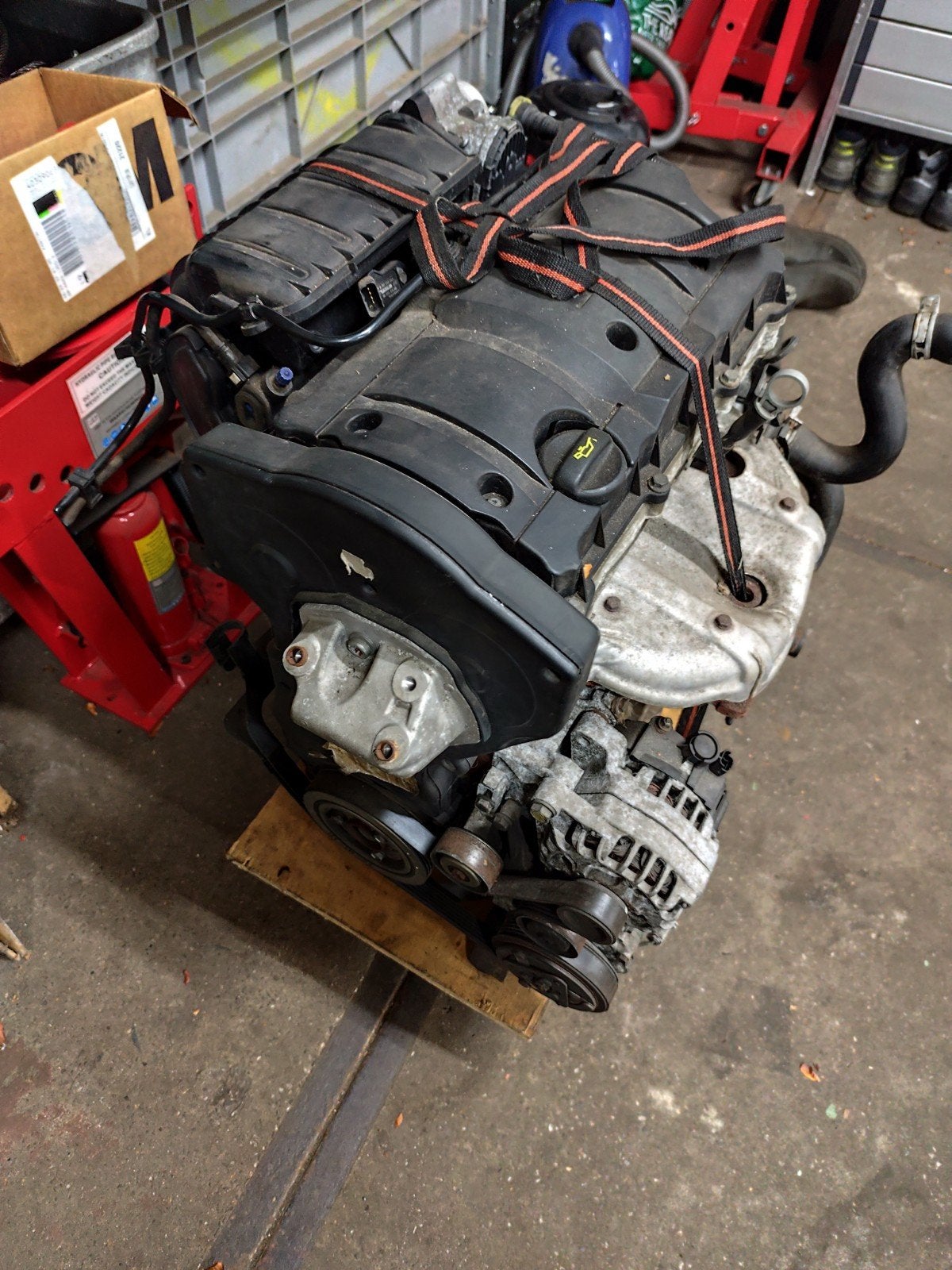 Plug & Play 1.6 16V Motor (TU5JP4 / NFU) – COMPLEET met Bak, Ophalen, Gebruikt, Citroën