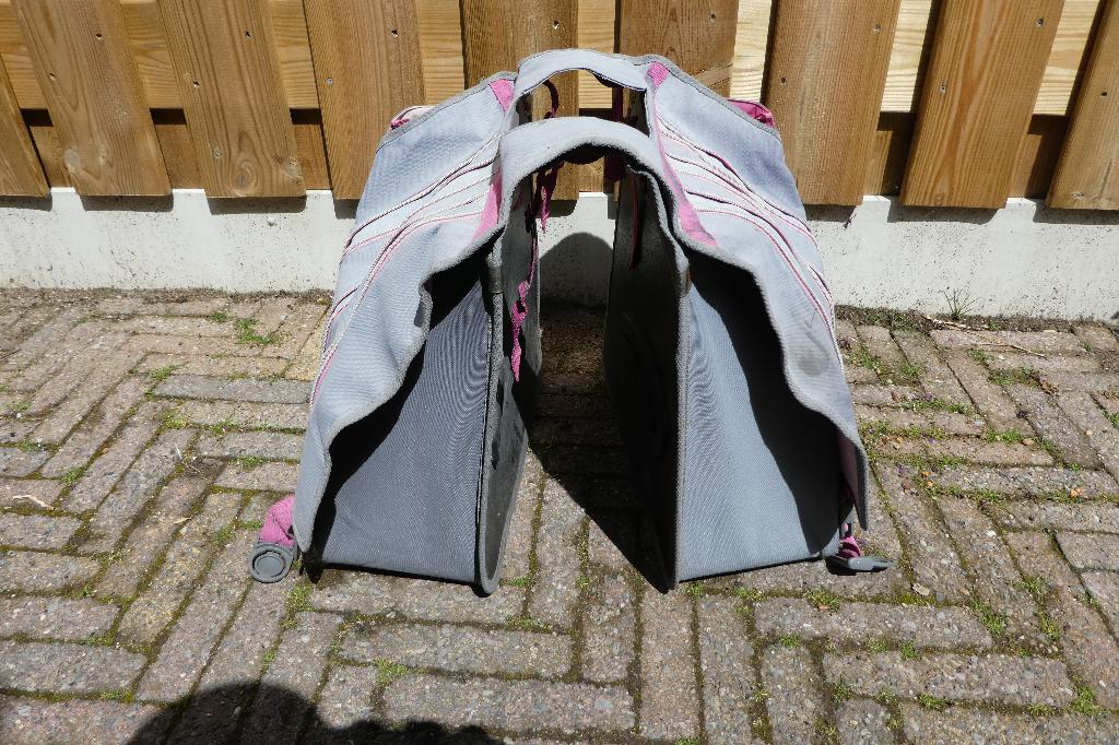 dubbele fietstassen gratis, Ophalen, Gebruikt
