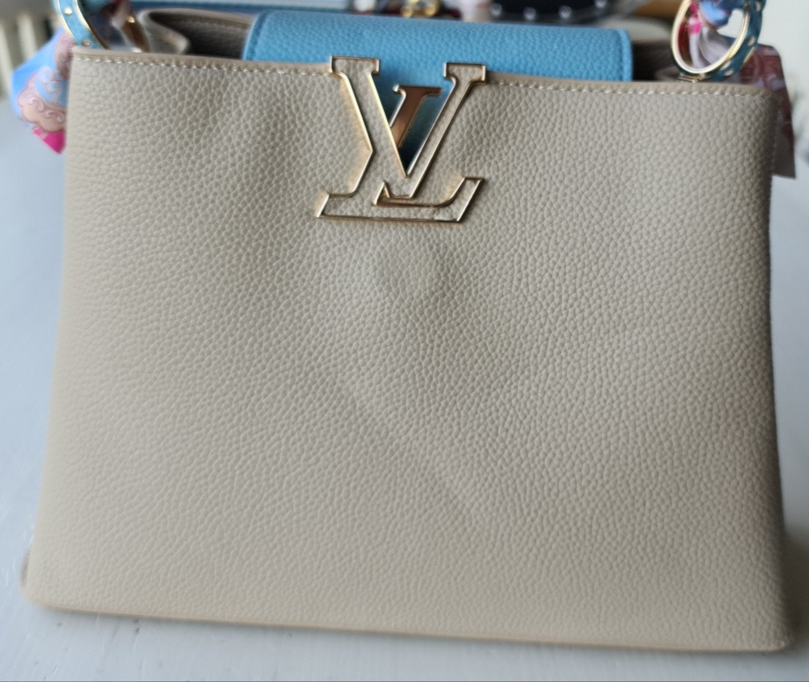 Tas schouder of handtas nieuw, Ophalen of Verzenden, Nieuw, Beige, Handtas