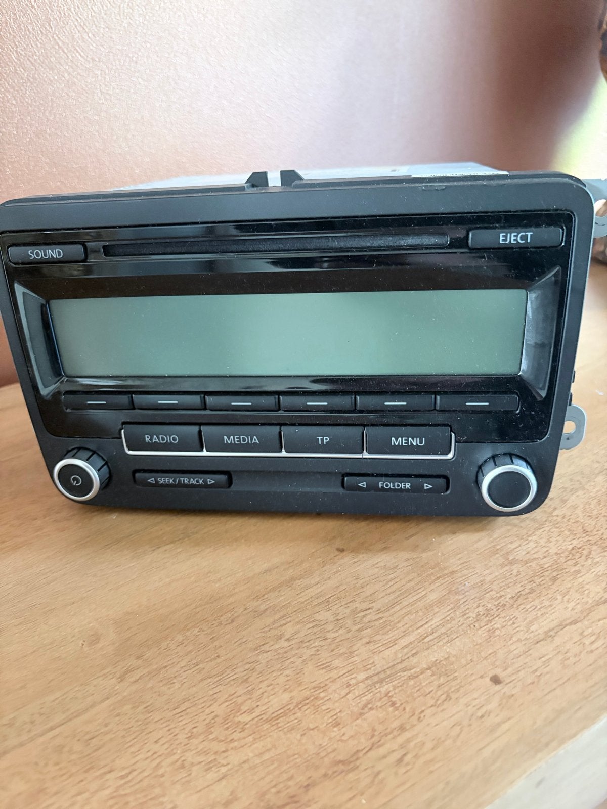 VW Radio golf  RCD 310 - Origineel Blaupunkt, Ophalen of Verzenden, Gebruikt