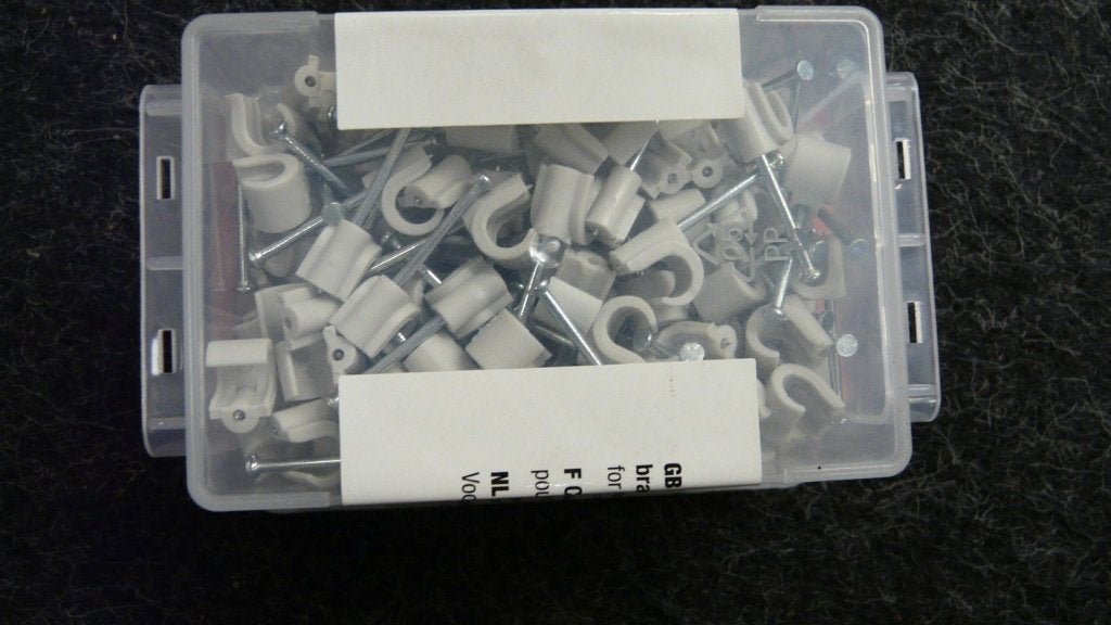 Kabbelklemmen / snoerclips 7 – 11 mm, Ophalen, Nieuw