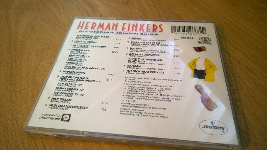 Herman Finkers ‎– Als Gezonde Jongen Zijnde, Ophalen, Gebruikt, Album